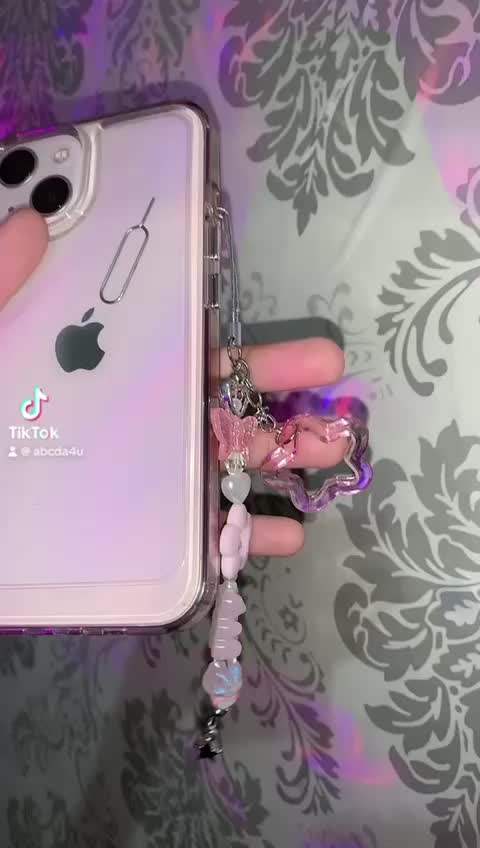 Keychain clear pink beads by cutie.beads/gantungan hp aesthetic/keychain pink star series/ phone strap/beads keychain/gantungan tas/gantungan kunci/dll/keychain cute/keychain pink/keychain kpop kolbuk ฅ՞•ﻌ•՞ฅ Aksesoris Hadiah
