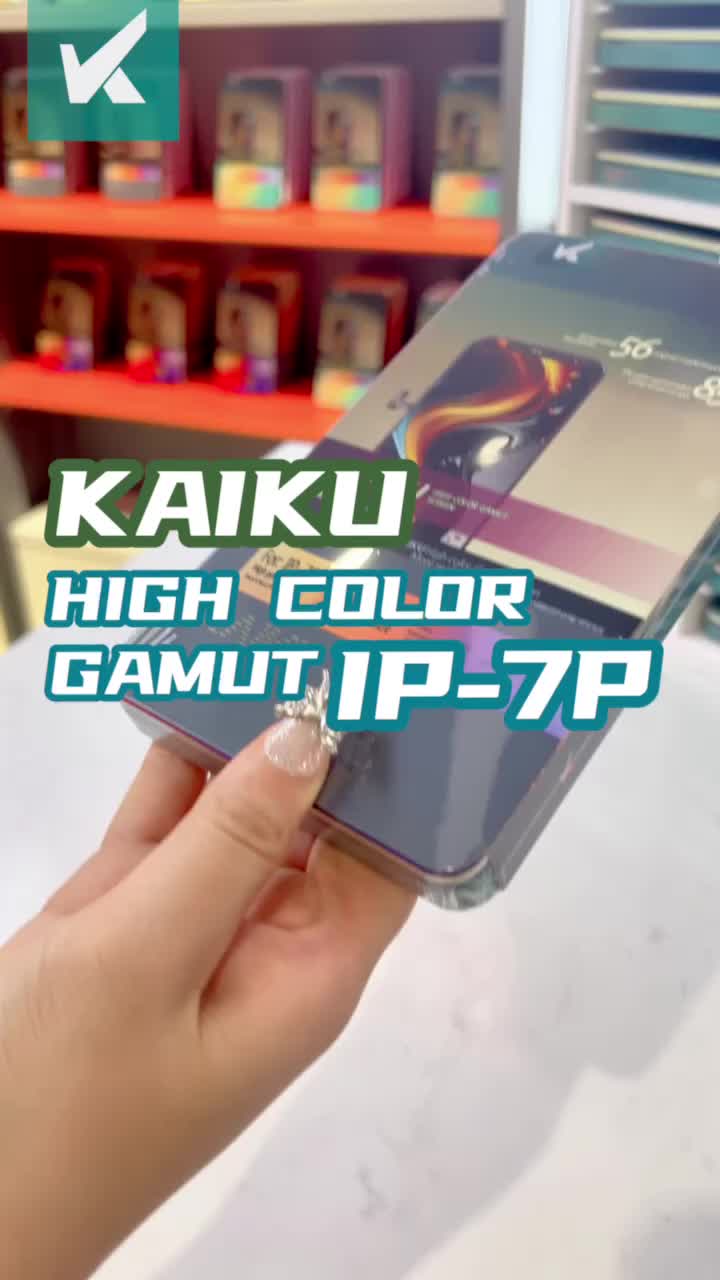 KAIKU LCD IPHONE 7 PLUS HIGH COLOR GAMUT FULLSET TOUCHSCREEN Layar Hitam Putih