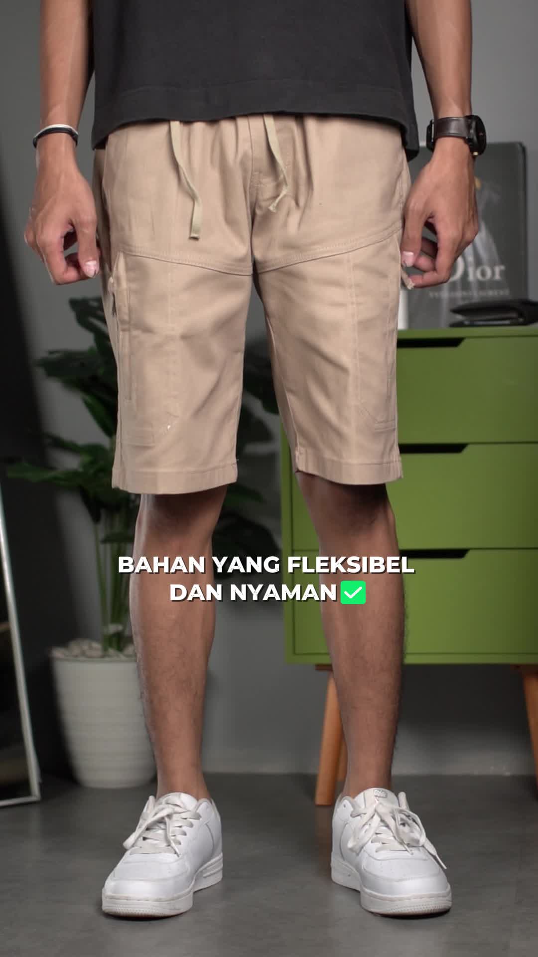 NEW PRODUCT - Trendy Olshop - Celana  Pendek Pria Gabriel - Celana Pendek Pria - Celana Pendek - Celana Katun - Celana Main - Celana Santai - Kasual - Katun Casual Distro