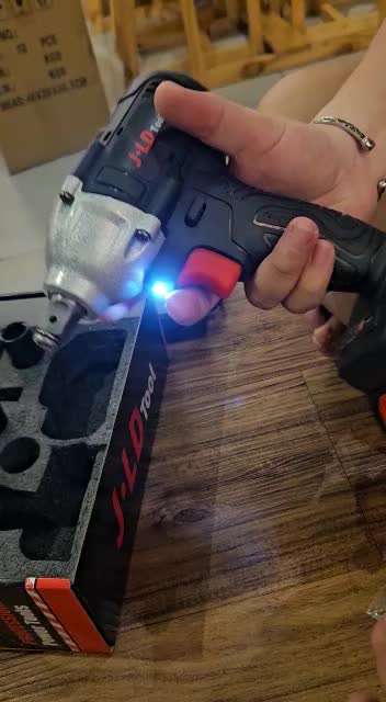 CORDLESS IMPACT WRENCH JLD BRUSHLESS 48V JV88 2 BATERAI + AKSESORIS