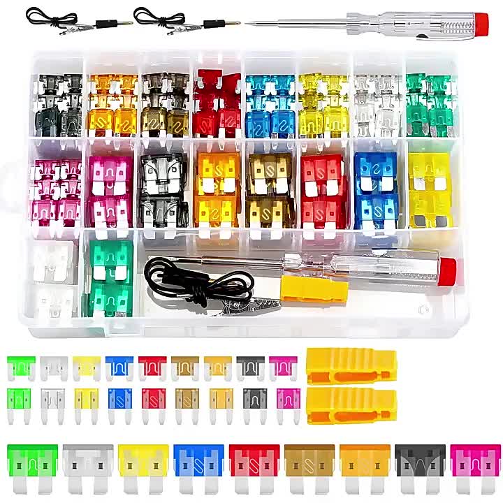 [micar] Sekring Sikring Tancap Kecil Mini Untuk Motor Mobil  5A 10A 15A 20A 25A 30A  Car/Universal Motor Mobil Kendaraan 100/120 PCS