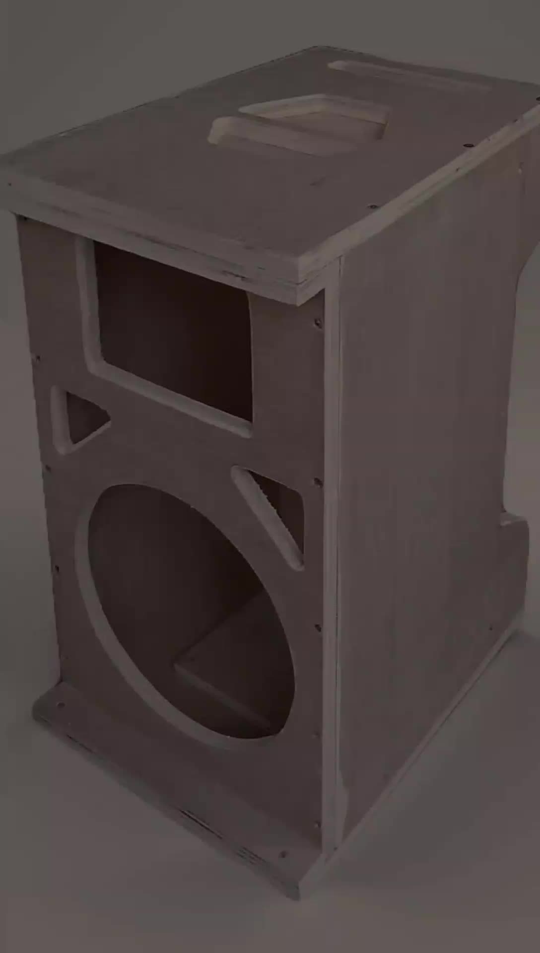 Box speaker Line Array 10 inch, Menggunakan bahan triplek 15 mm v8