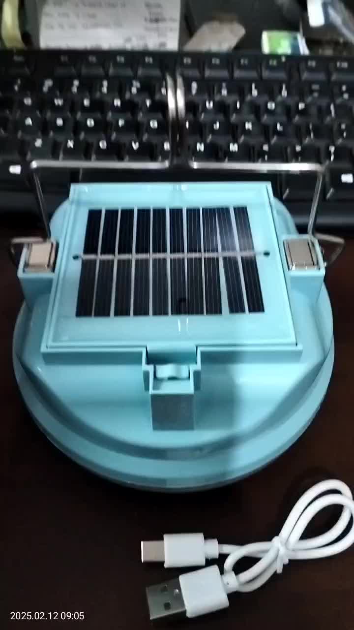 (Baterai Real asli 7200MAH)lampu led emergency ufo 400w /solar panel led/ lampu emergency gantung lampu  taman  outdoor lampu  tenaga  surya khusus mati listrik lampu  terang  banget Besi/camping lamp
