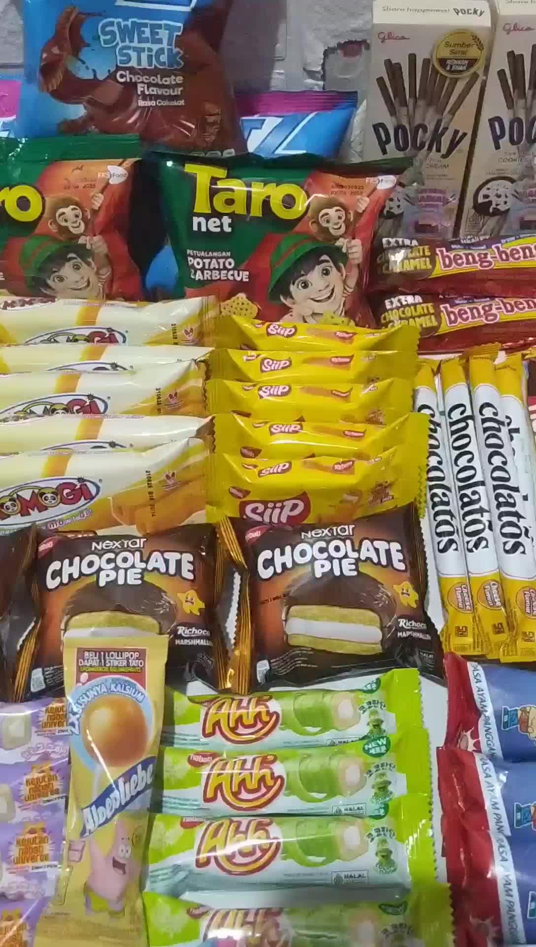 PAKET SNACK ULANG TAHUN MURAH ISI 50PCS Gratis kardus
