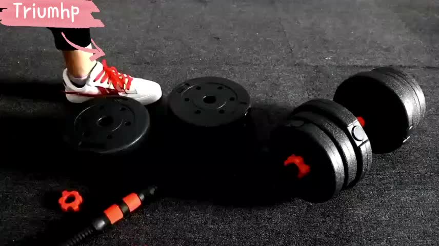 Triumph Dumbell set 20KG Barbel set Dumbel alat olahraga rumahan