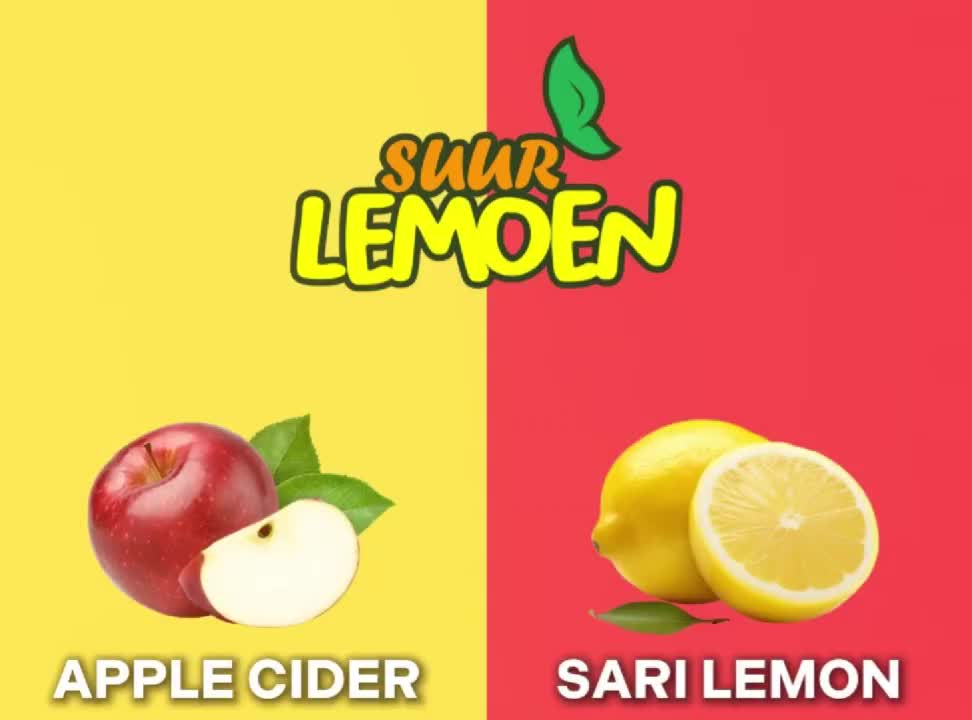Suur Lemoen BPOM Paket Cuka Apel 500 ml dan Sari Lemon 500 ml - SUUR LEMOEN DISTRIBUTOR BEKASI