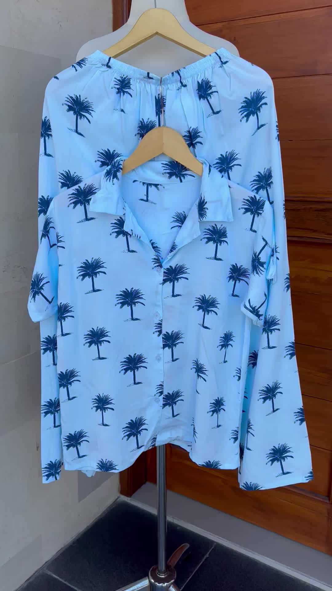 Set Piyama Rayon | Piyama Kancing Wanita Kekinian