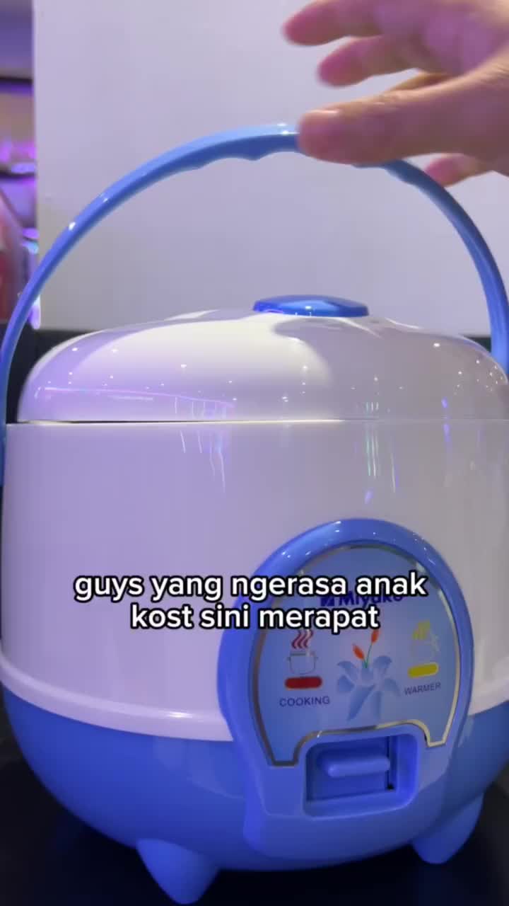 Miyako MCM606B / MCM606B SBC Rice Cooker Mini / Magic Com Kecil 0.6 Liter 3 in 1 Bonus Gelas Ukur dan Sendok Nasi