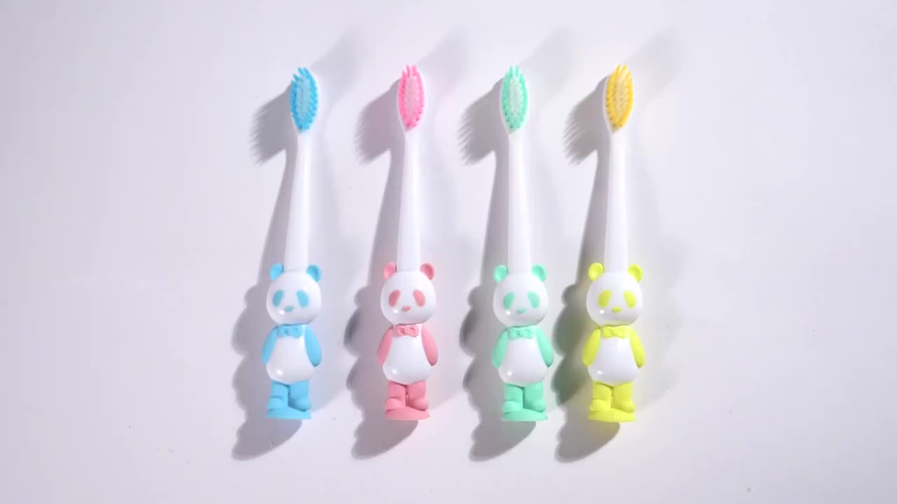 BISA COD H5630 Sikat Gigi Anak 4 pcs Sikat Gigi Balita Halus & Lembut Karakter Beruang Kelinci