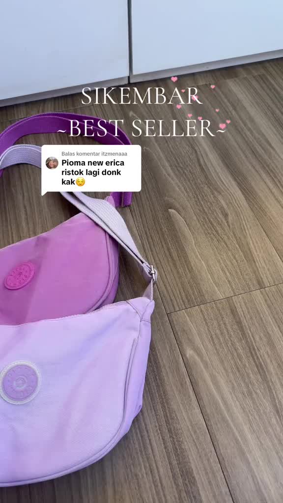 OPIOBAGS TAS SELEMPANG WANITA WATERPROOF / SLINGBAG WANITA NYLON / PIOMA ERICA ROSE GOLD