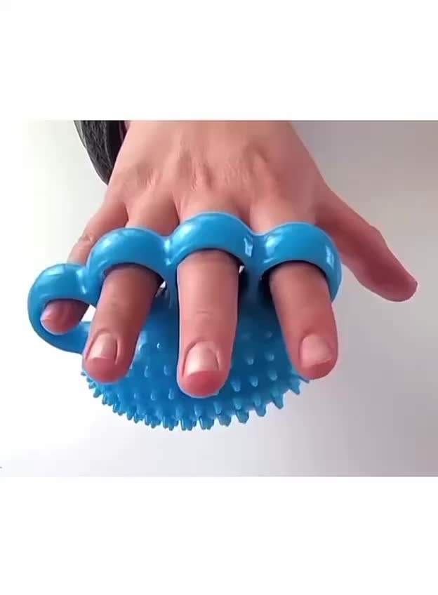 Bola Terapi Tangan Alat Stroke Karet Remas Berduri Jari Original Ball