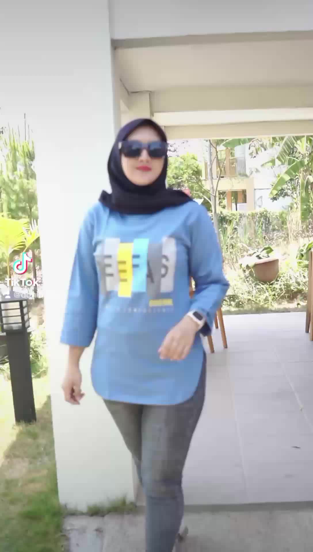 Kaos oblong motif tangan 7/8 kaos atasan wanita bahan katun Combet20s deefas01 ORIGINAL