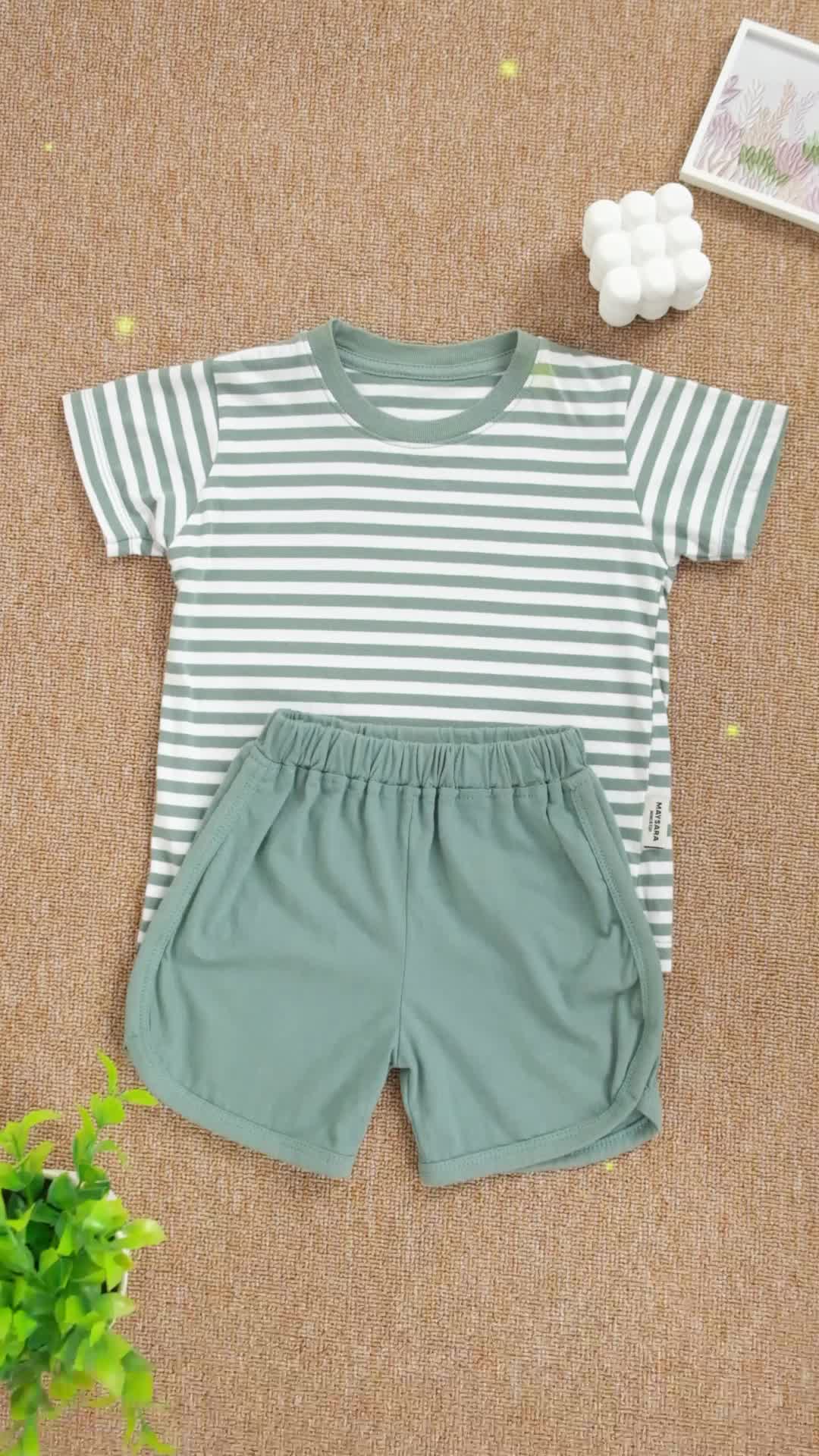 Kaos Anak Stripe Striped Garis Salur Maysara 1 2 3 4 5 Tahun