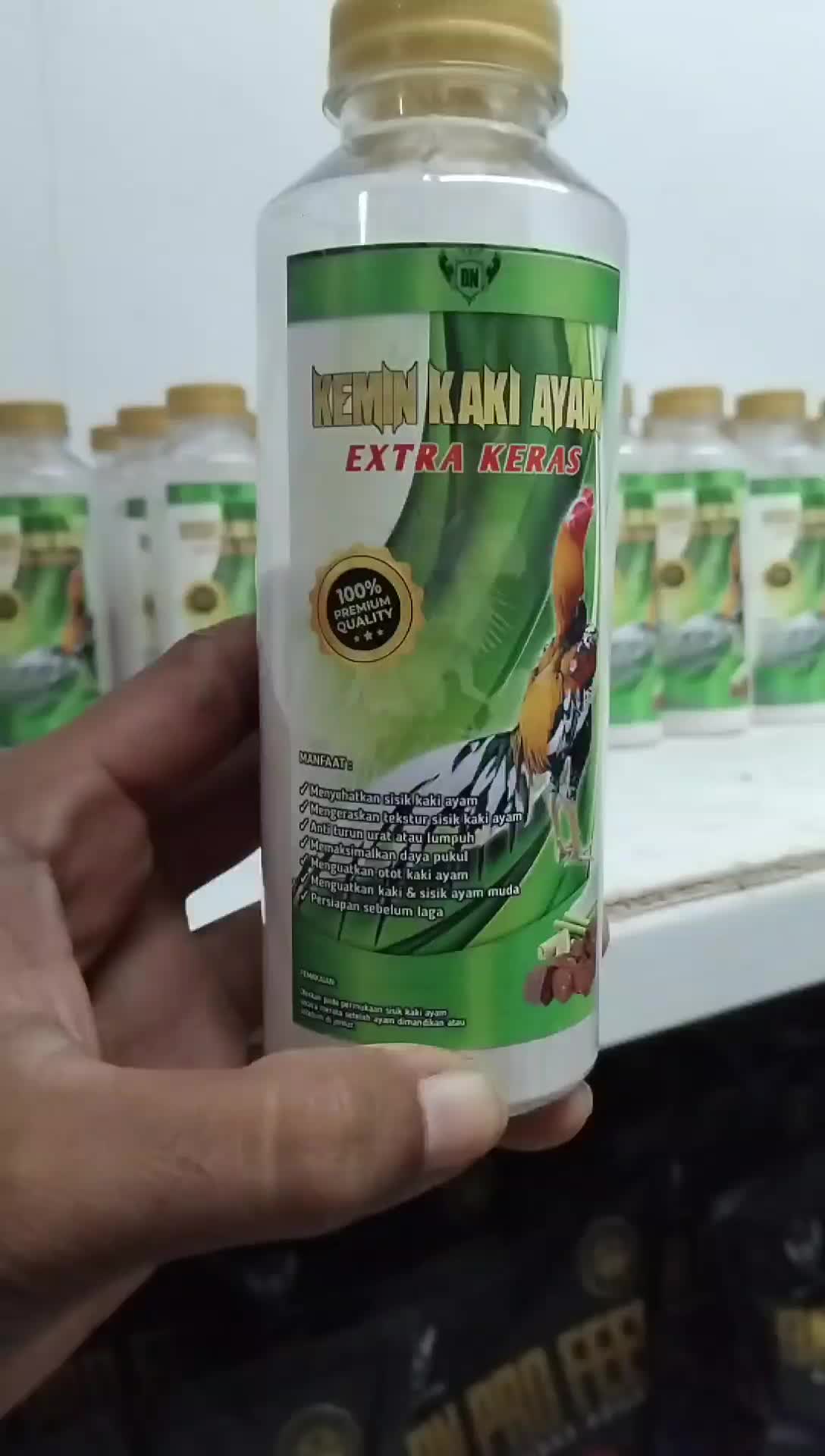 KEMIN KAKI EXTRA KERAS.getah gambir untuk mengeraskan kulit kaki ayam.dan mempertebal kulit kaki ayam.dan menguatkan otot kaki.