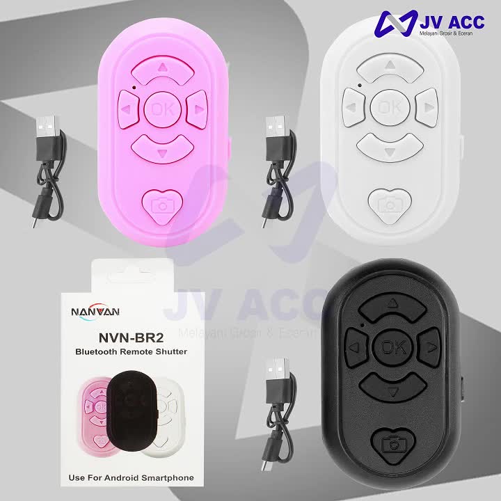 NVN-BR2 BLUETOOTH REMOTE SHUTTER MULTIFUNCTION WITH RE-CHARGING