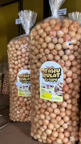 Macakal - Tahu Bulat Mini Kering Crispy 1 Kg I Tahu Renyah Khas Ciamis Tanpa Di Goreng Lagi Di Rumah