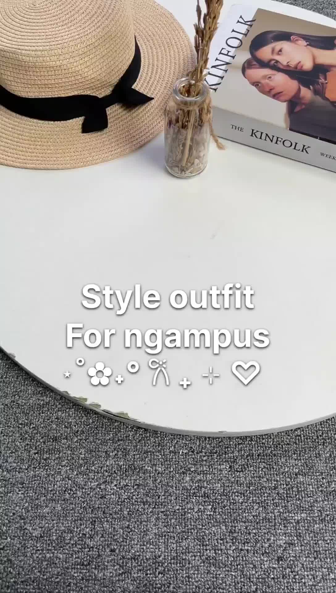Violine store - ONESET SETELAN WANITA  CELANA PANJANG REMAJA KEKINIAN 2025 ATASAN SWEATER RAJUT PITA COCUETTE&KULOT JEANS KOREAN STYLE STUDY TOUR OUTFIT