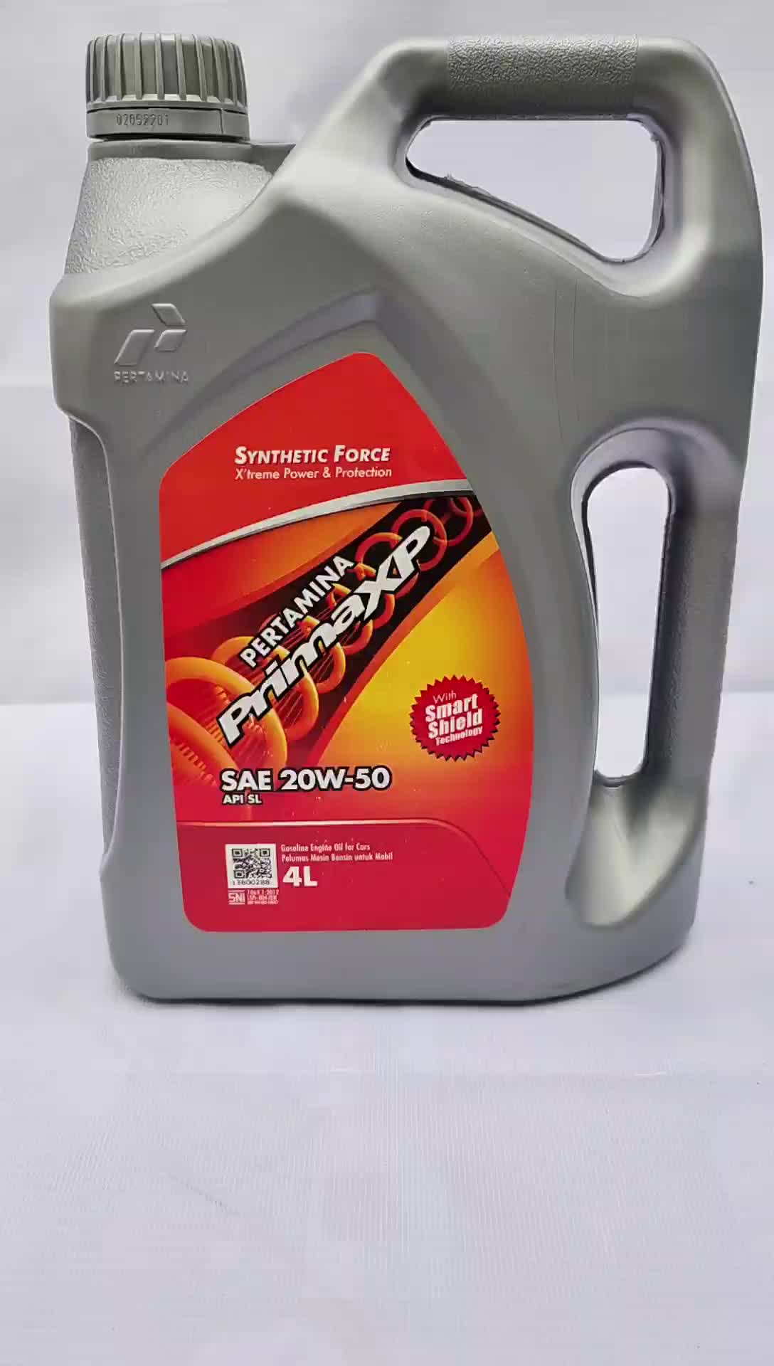 Oli Mobil Pertamina PRIMA XP MIN 20W-50 API SL (4L) - Oli Mesin Bensin Kendaraan Mobil Motor SAE 20W-50 Oil