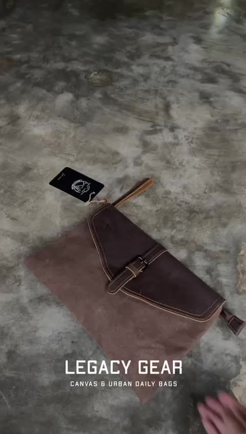 Cartera - Handbag Multifungsi - Clutch Pria Wanita - Dompet Vintage