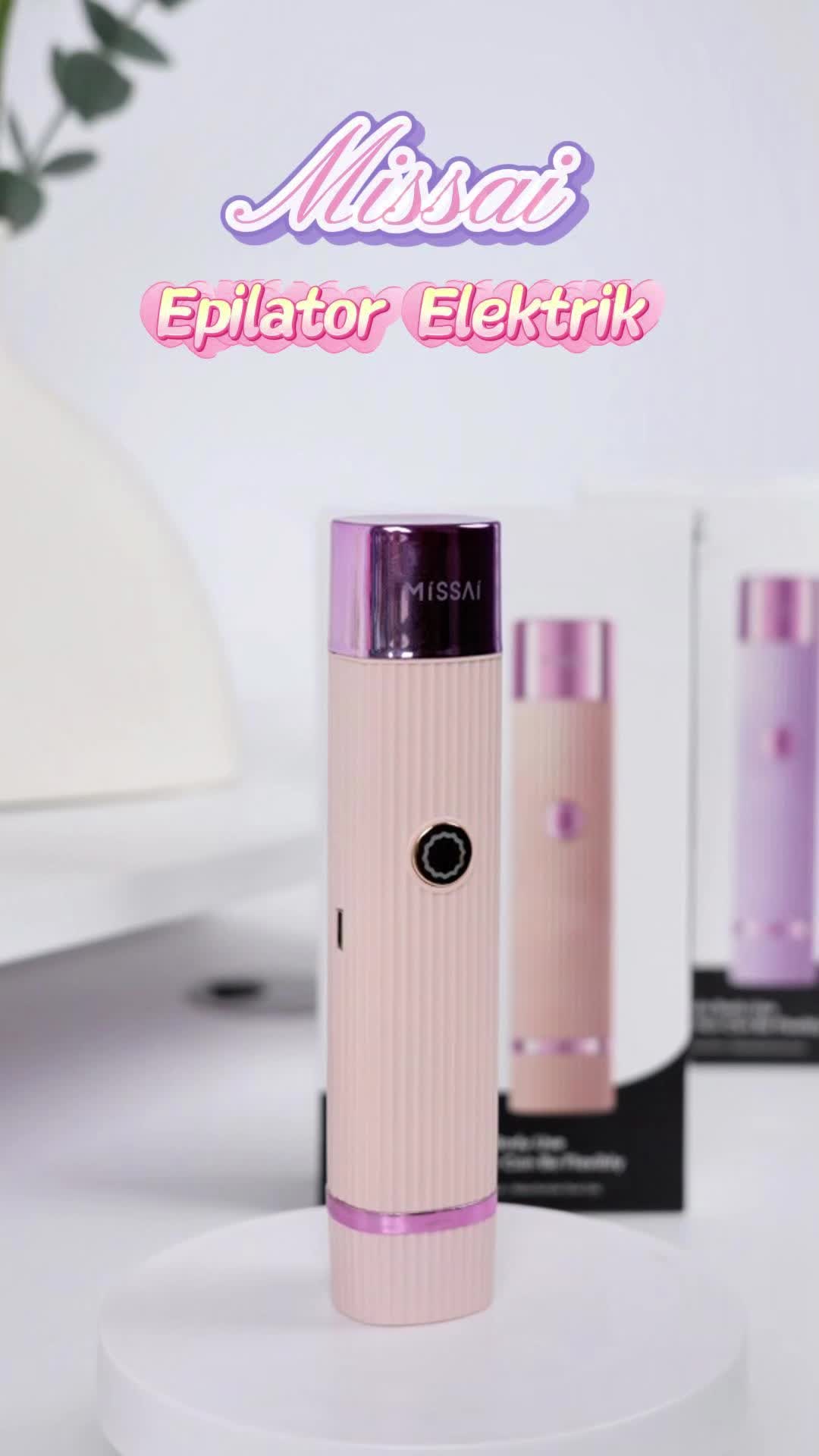 【Double Head】MIISSAI 2 IN 1 Alat Cukur Wanita Alat Cukur Bulu Mini Epilator Shaver  Pencukur Bulu Ketiak Desain Kepala Ganda BD05 mermaid waver