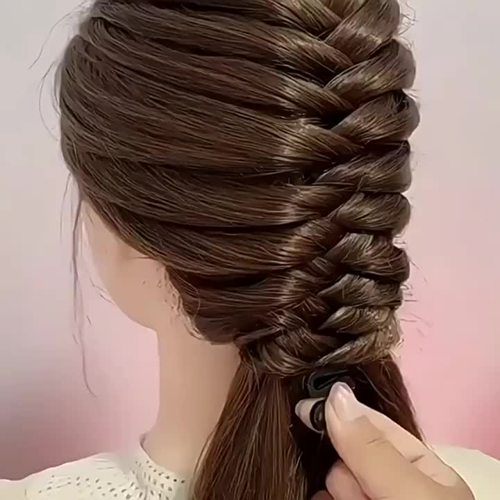 Alat Kepang Rambut Penata Rambut Wanita Anak Alat Kepang Tulang Ikan Fashion Aksesoris XXR AR12