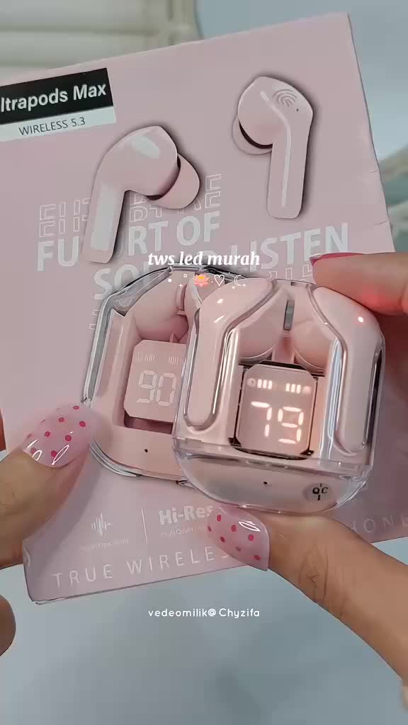 TWS Air31 Earphone Bluetooth Murah Berkualitas Tinggi dengan Mikrofon Earphone Bass Nirkabel Ultrapods LED Ponsel Komputer Earbud Peredam Ponsel Headphone Wireless Headset Microphone Telepon