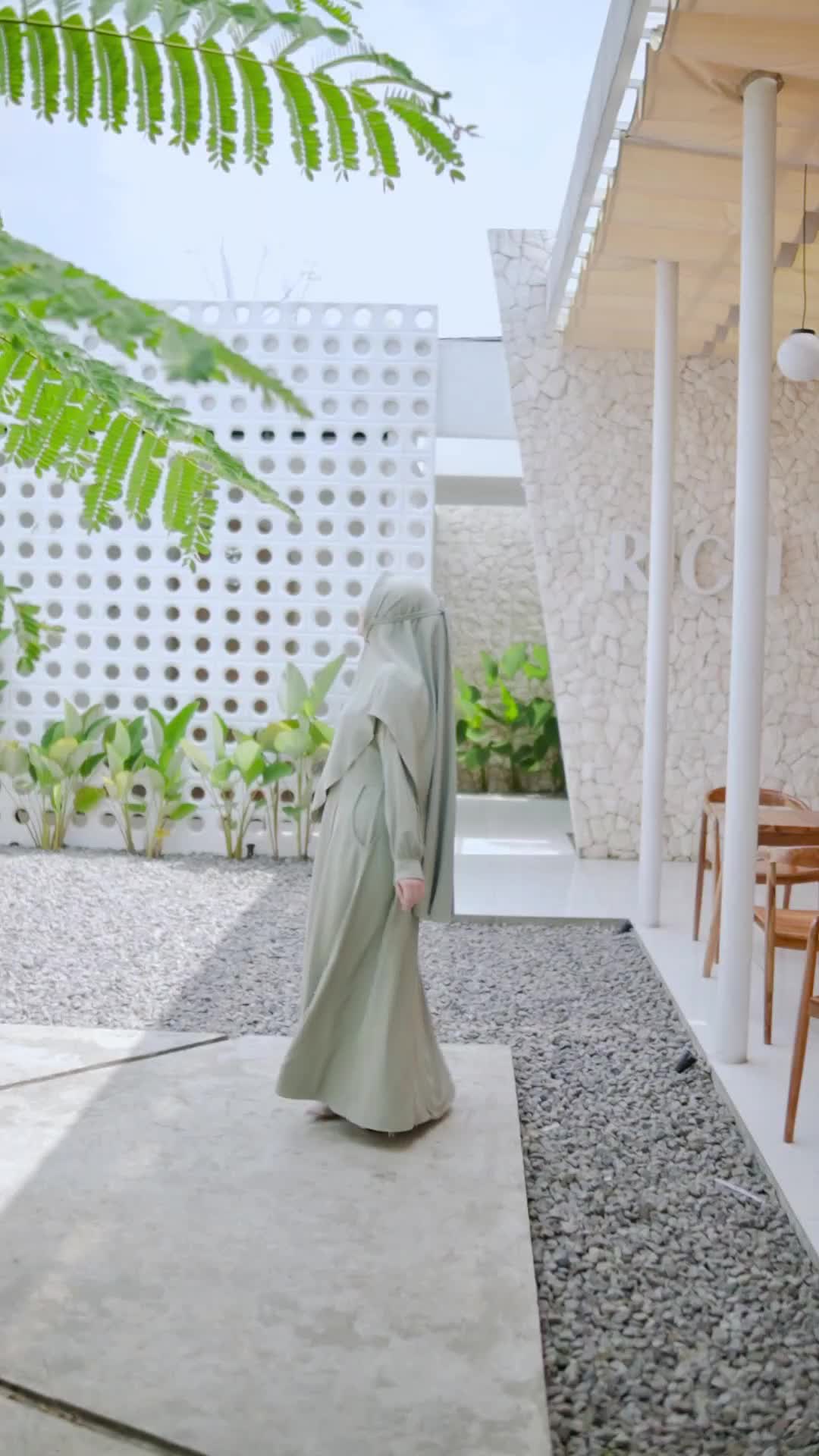 gamis aleena set hijab daily wear premium marina silk anti uv  Muslim Wanita gamis elegan Wudhu Kain Kancing
