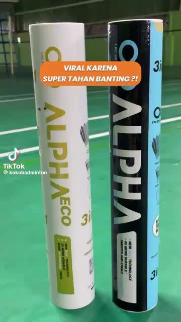 Shuttlecock Alpha Black 3 in 1 Original Badminton Bulu