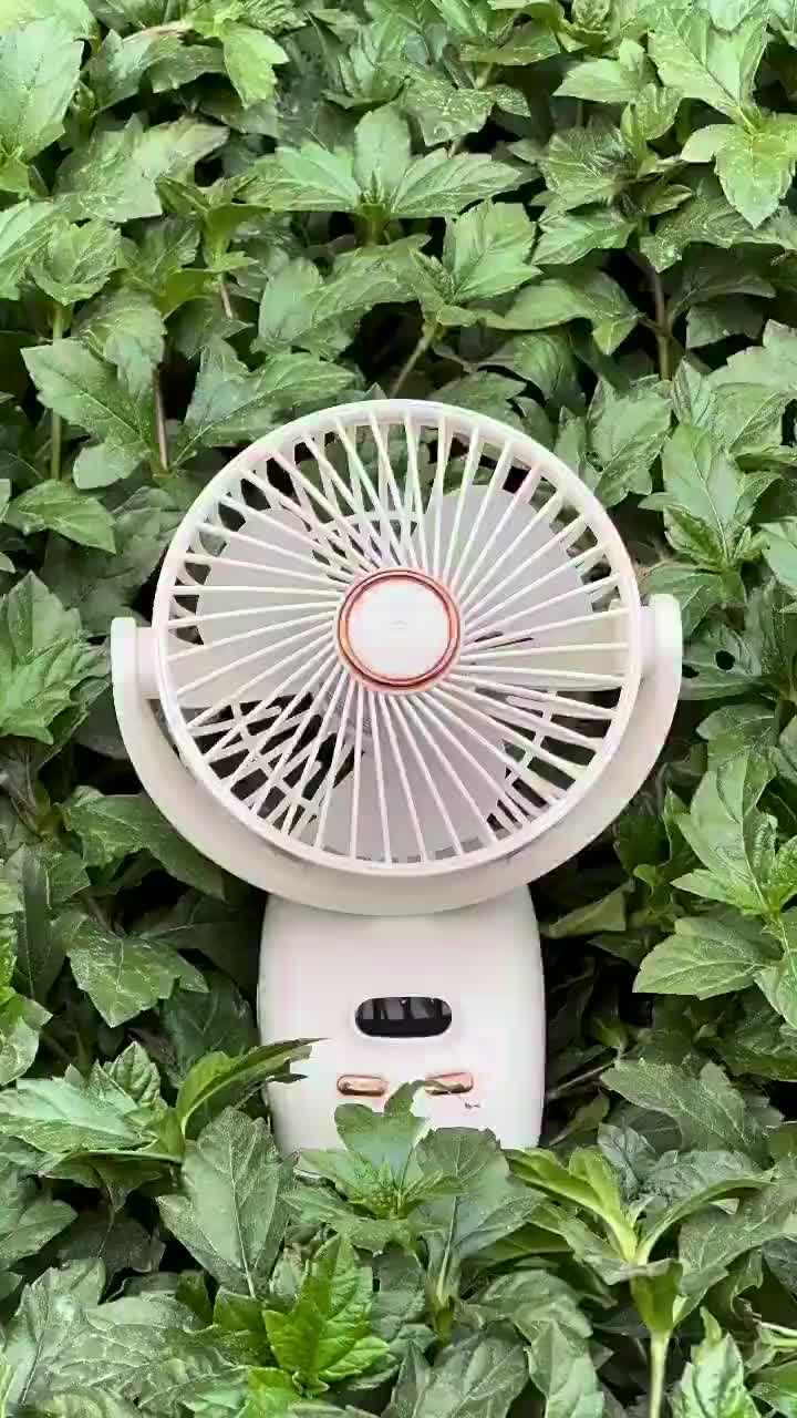 Kipas Angin USB Clip Mini Fan Rotating Kipas Angin Meja Mini Jepit Portable LED Display Portable Fan Aromaterapi kipas mini