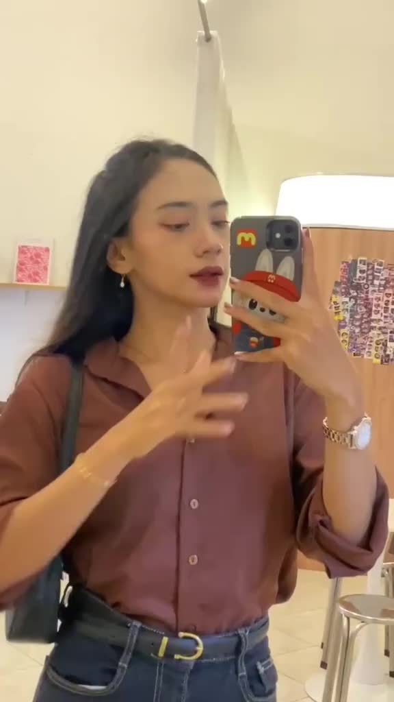 Kemeja Wanita Polos Shakila Twill Basic Lengan Panjang  Simple - Atasan Kerja Hitam Putih Stylish & Nyaman Wanita Remaja Dewasa Oversize Size M - XXXXL