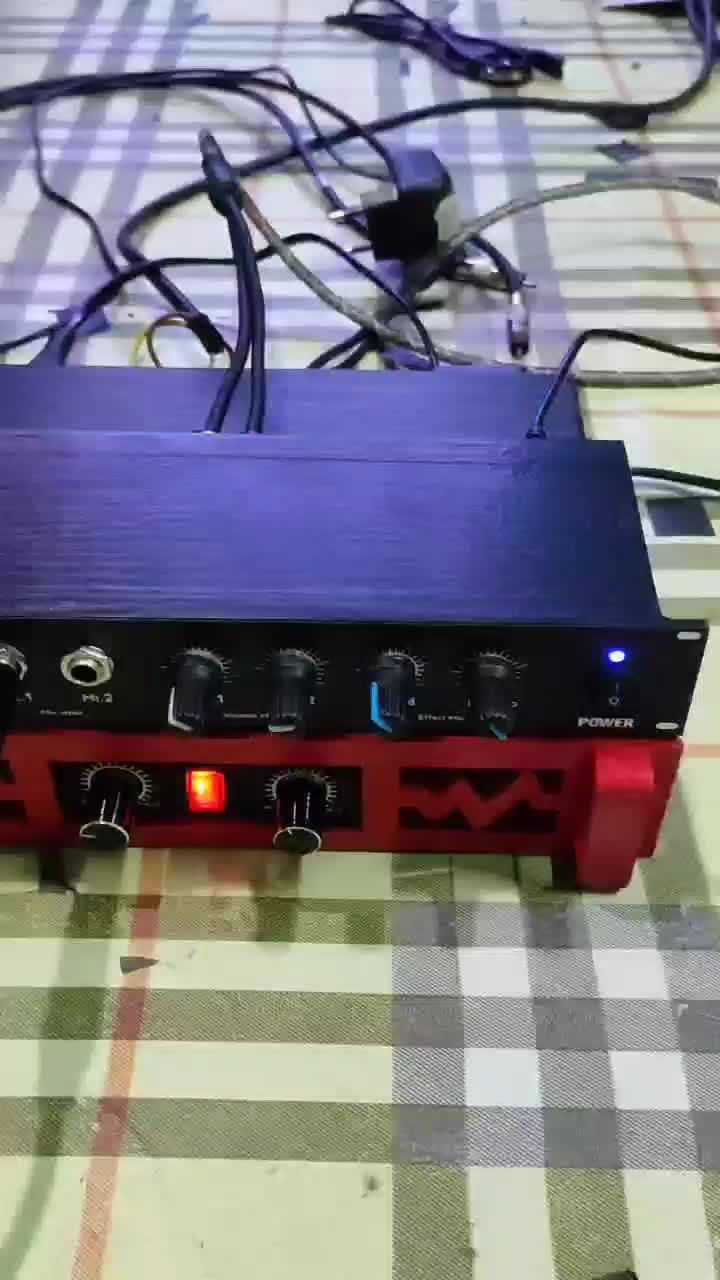 Effect Mic Mixer mini 2Chanel Alat karaoke panjang