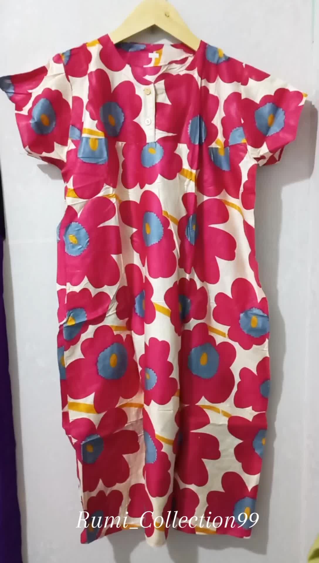 Daster Rayon Payung Standar Wanita LD 110cm daster kancing depan Busui Motif Tidur