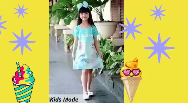 Daster Anak Perempuan Dress Elsa Pink Unicorn Baju Anak Cewek Printing