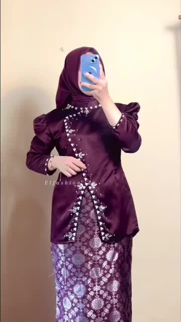INARA ROK SONGKET set kurung  modern Setelan Wanita terbaru