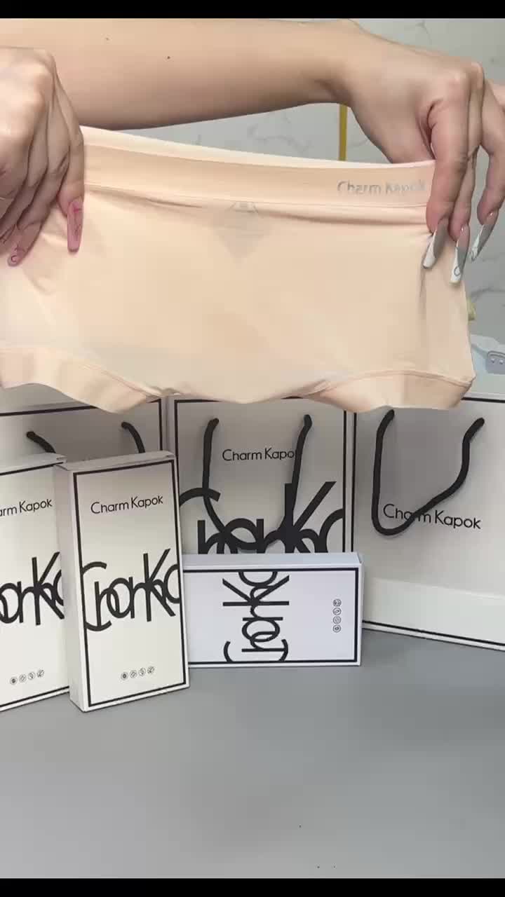 Charm Kapok celana dalam wanita pakaian dalam wanita 3PCS lembut sutra es Breathable Air