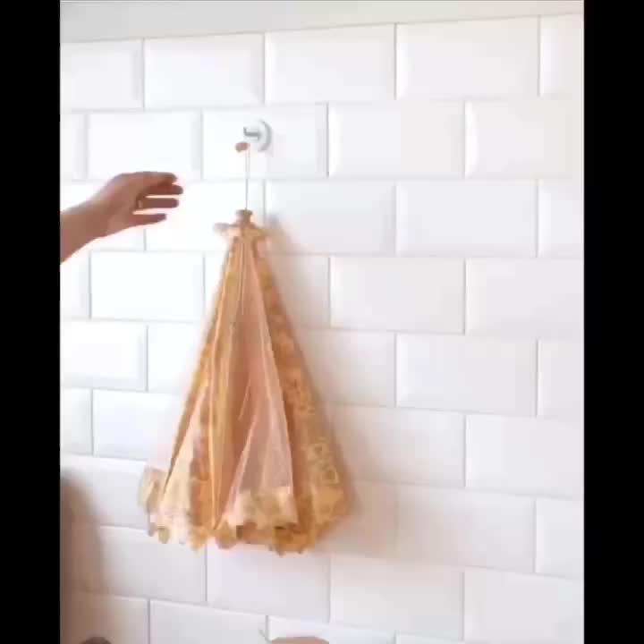 YHOME Tudung Saji Lipat Penutup Makanan / Tudung Saji Lipat Renda Payet Cantik / Penutup Makanan Diameter / Food Cover Y259