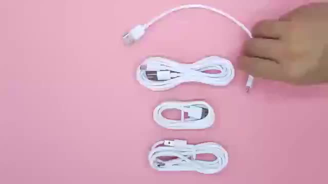 Kabel Data Fast Charger 5A 0.5/1/2 Meter Micro Usb/Type C/Lightning untuk Ponsel - Cable