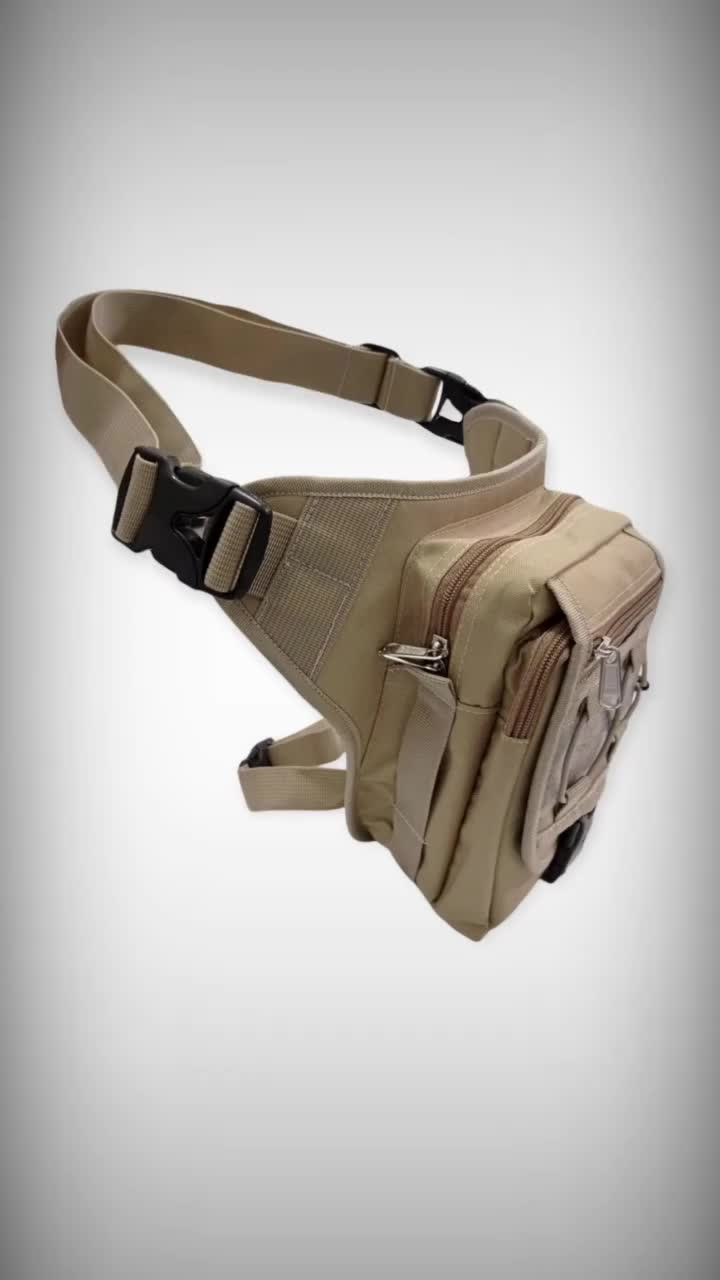 Tas Pinggang Paha Selempang Pria Tactical Army tas  brimob keren