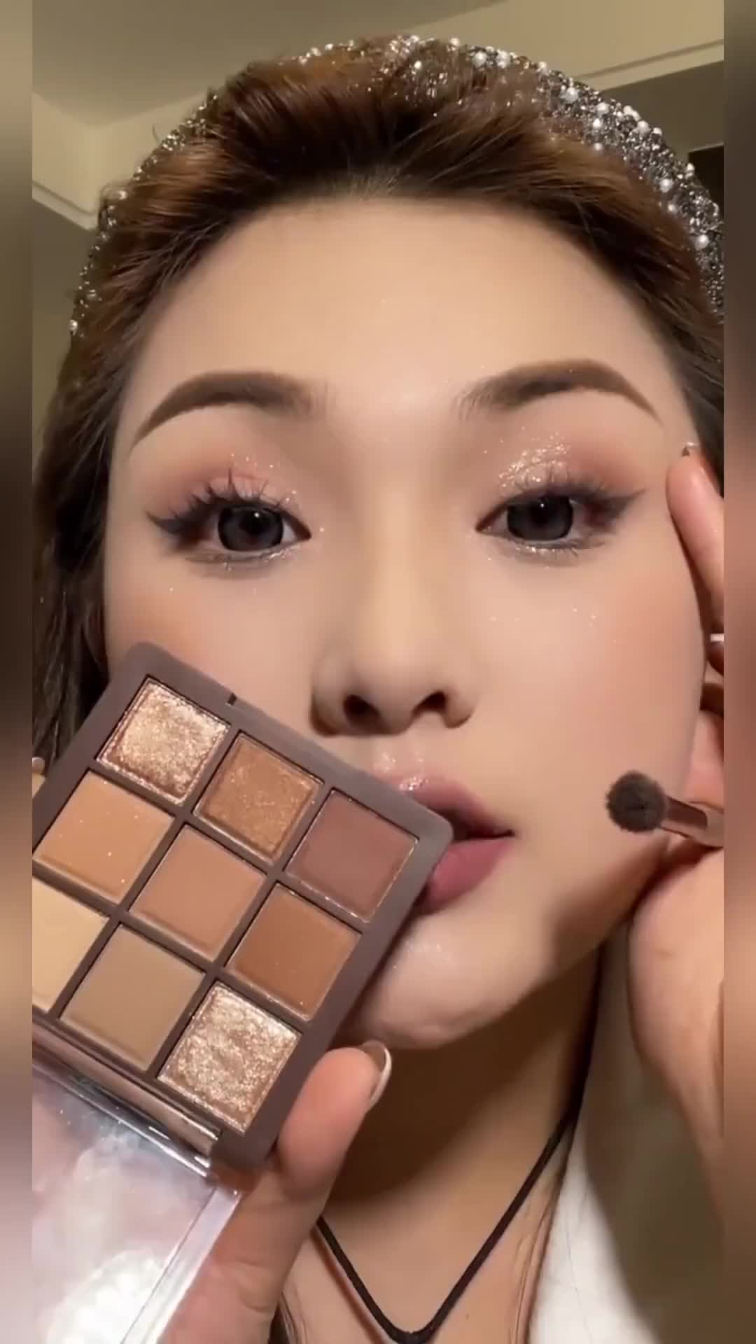 cod ready Eyeshadow Chocolate Matte Korean Eyeshadow Palette 9 Warna Matte bellashofia