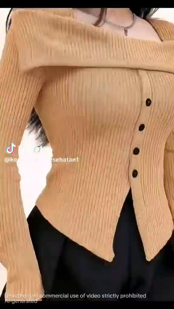 Baju Atasan Wanita Sabrina Kancing//Atasan Wanita Sabrina Lengan Panjang//Baju Atasan Sabrina Knit Model Masakini Nyaman Knitwear