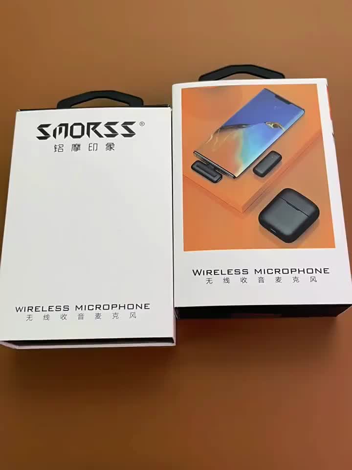 Microphone Nirkabel Lavalier Dual Wireless Mic Bluetooth Portable Mic Clip On Wireless Microphone 2 Mic Untuk Live Vlog Youtube Tiktok