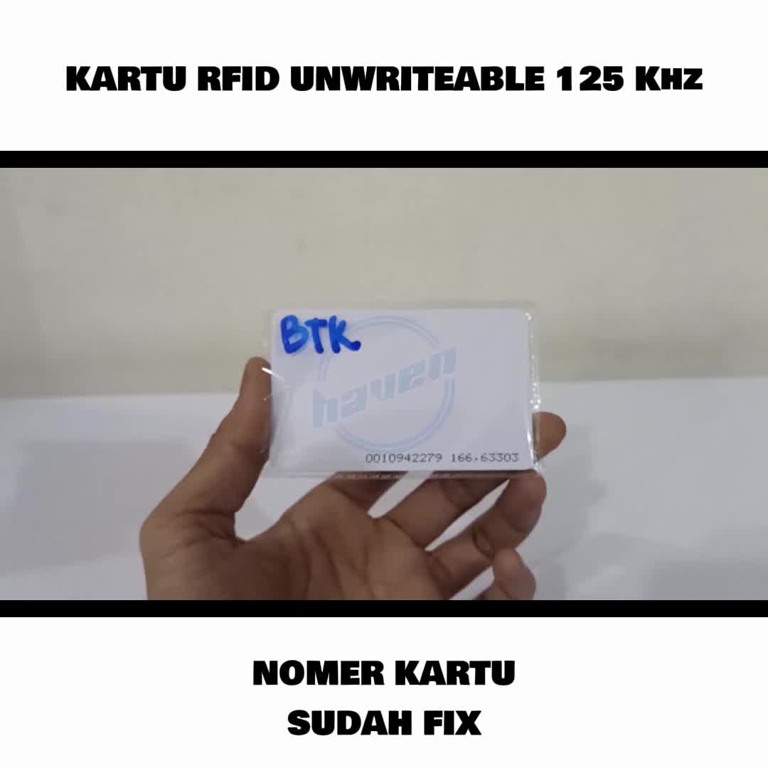 KARTU RFID 125 Khz / KARTU 125KHZ ACCESS DOOR ACCESS CONTROL