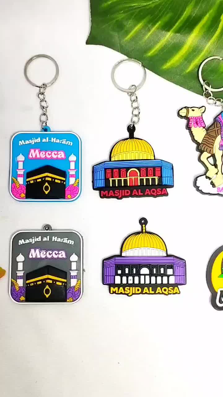 (1 KODI) GANTUNGAN KUNCI GANCI KARET MAGNET KARET MAGNET KULKAS LUCU TEMA MUSLIM OLEH OLEH HAJI UMRAH UMROH KEYCHAIN KEY CHAIN TEMA MUSLIM MAKKAH MADINAH UNTA LUCU SOUVENIR TASYAKURAN HAJI UMROH UMRAH TM