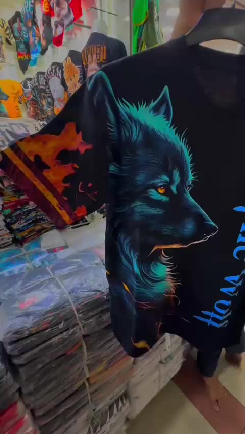 Baju Kaos Pria The Wolf Kaos Distro Pria dan Wanita Kaos Pria Combet 30s Dreammarket.co