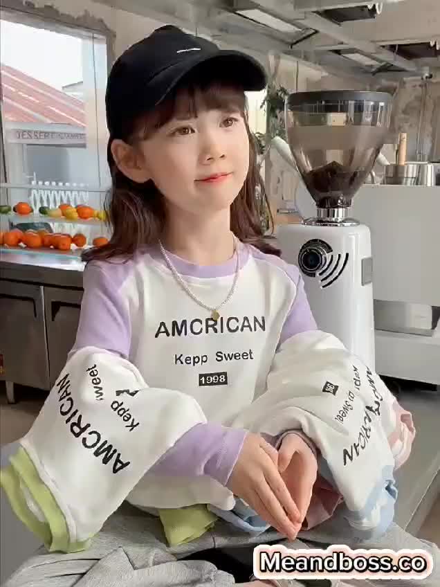 KSP14-Kaos Tshirt Atasan Katun Anak Perempuan  Lengan Panjang Keep Sweet