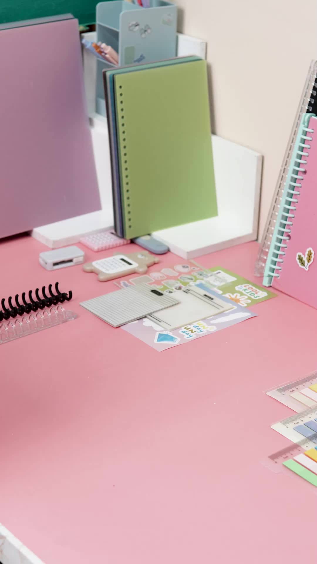 Flashee Sampul Binder Sekolah Ukuran A4 B5 A5 Stationery Cover Paper Warna Transparan Plastik PP Lentur