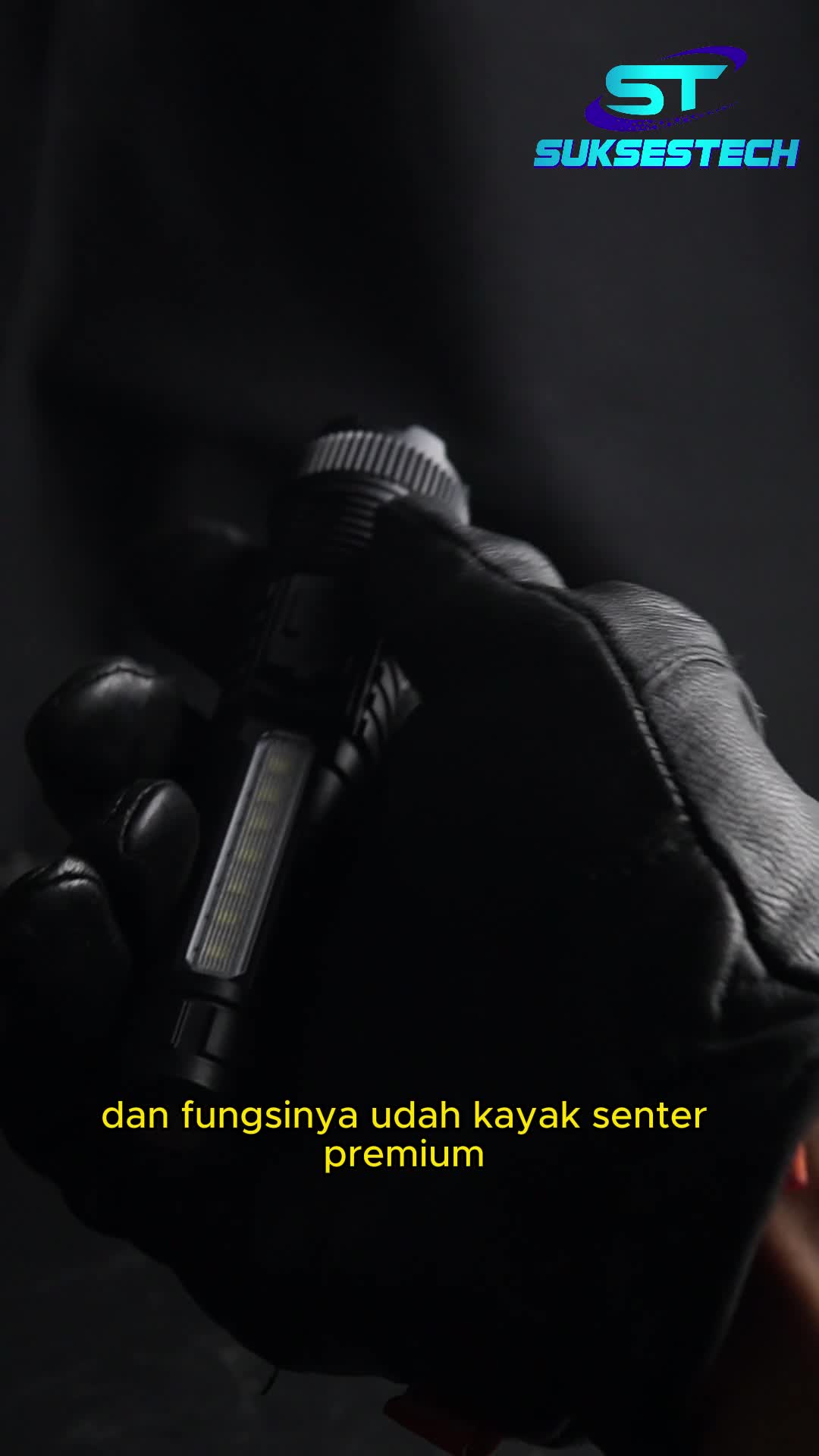 Senter LED Charger 3 Mode Terang Zoom In Out Anti Air Senter Saku Mini 118