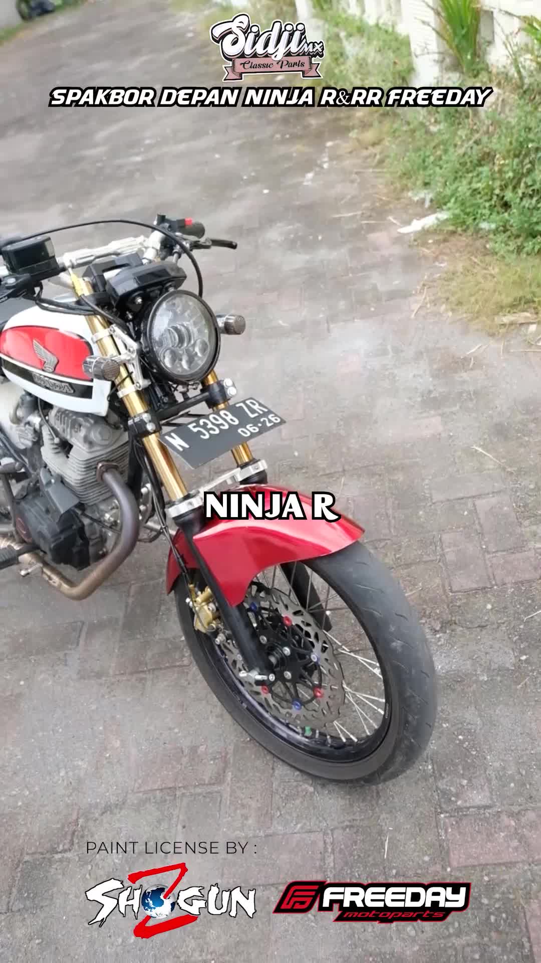 Spakbor Slebor Depan Ninja R RR FREEDAY PNP Shock Ninja GL Pro 100 Megapro Tiger Revo Motorcycle