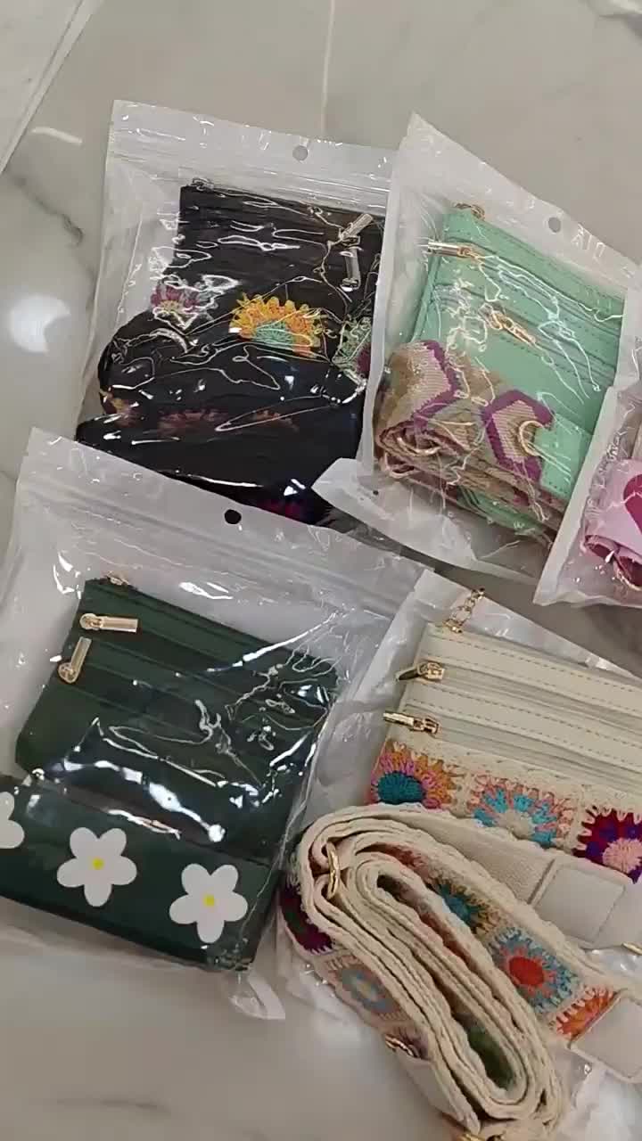 Tali Gantungan Crossbody untuk Ponsel Tali Pergelangan Tangan yang Dapat Disesuaikan dengan Dompet Slempang Clip and Go