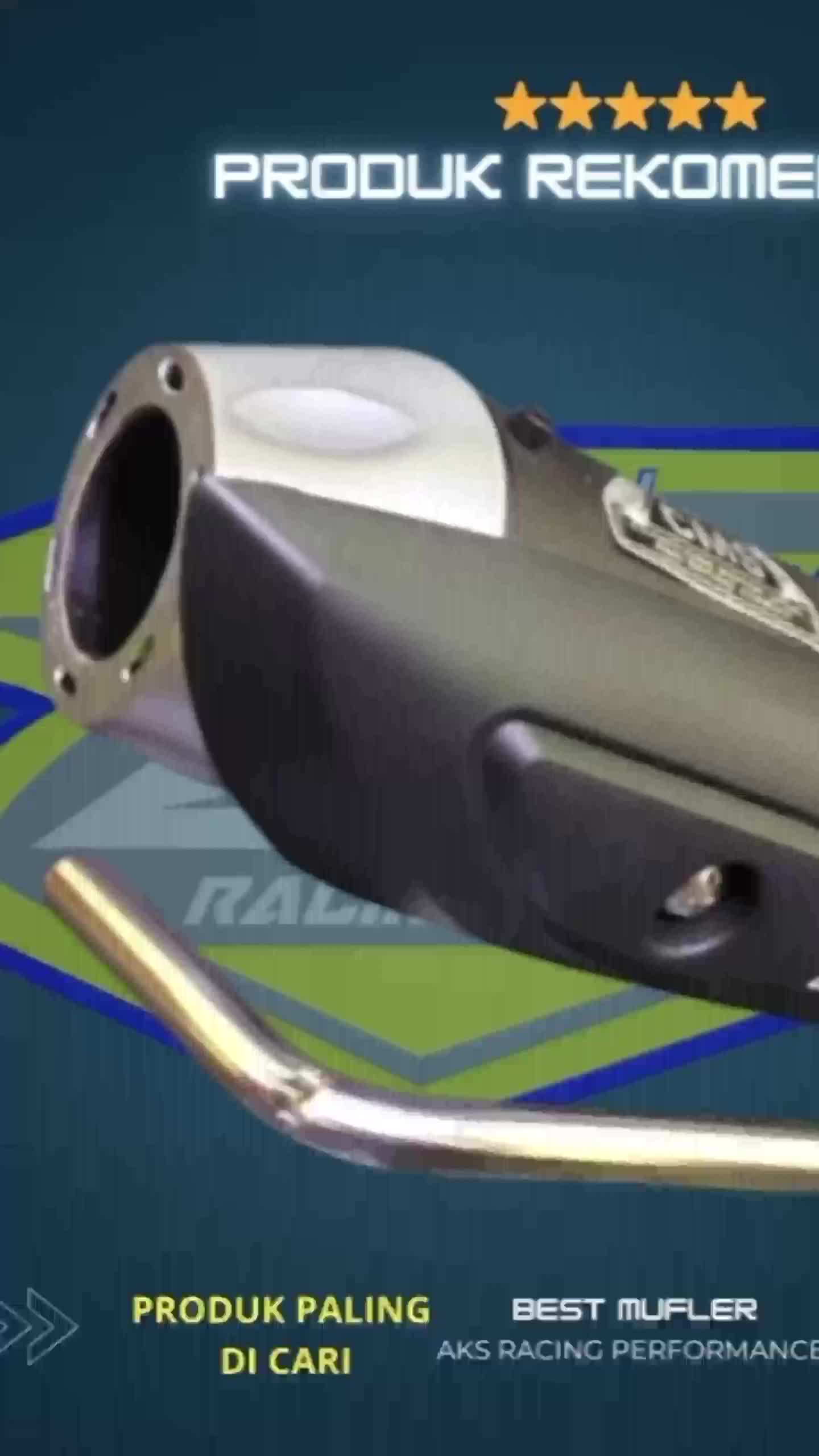 Knalpot cms custom suara bass adem gerung untuk semua jenis matic honda yamaha beat vario mio fullset pnp tinggal pasang di Motor
